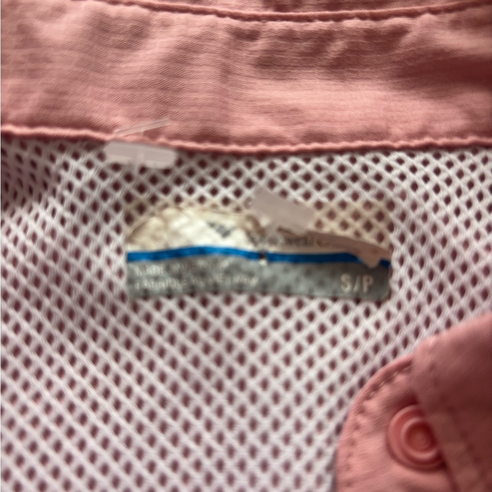 Columbia Pink Button-Up Women's Top - Picture 10 of 12
